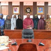 Coordinator of the Coalition of Women-Led Organizations (COWLOG) and her team members conducted an advocacy visit to the First Lady, Huriya Dauda Lawal Dare.
